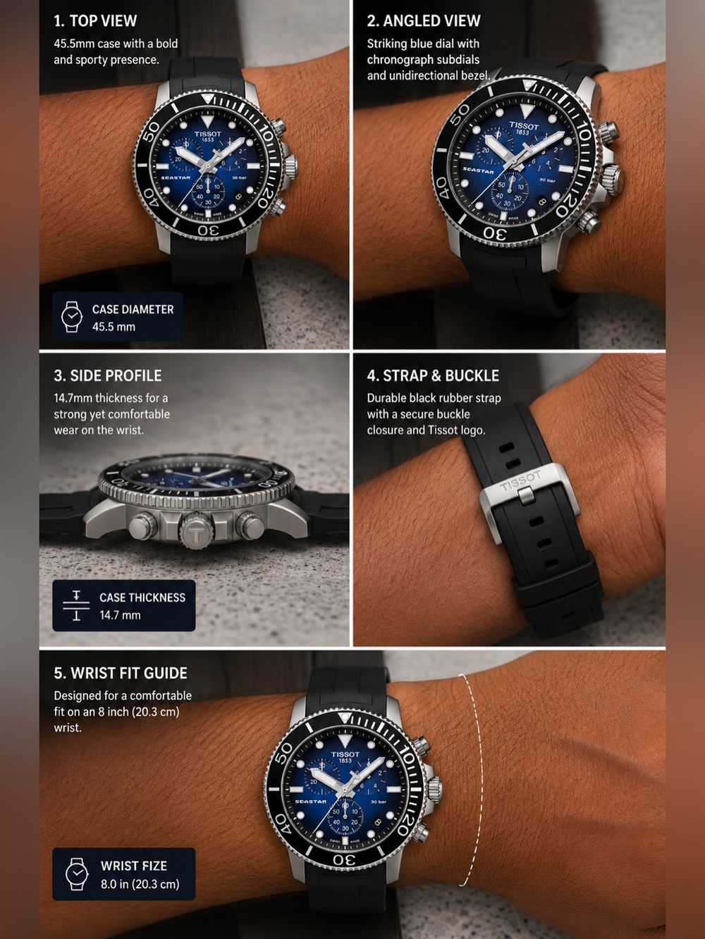 TISSOT SEASTAR 1000 45.5MM